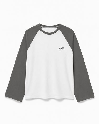 Raglan Waffle Grey T-Shirt