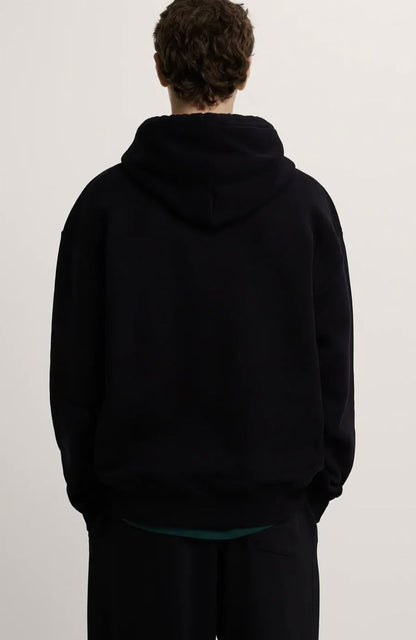 The Essential Black Oversized Hoodie | Premium Heavyweight Blank