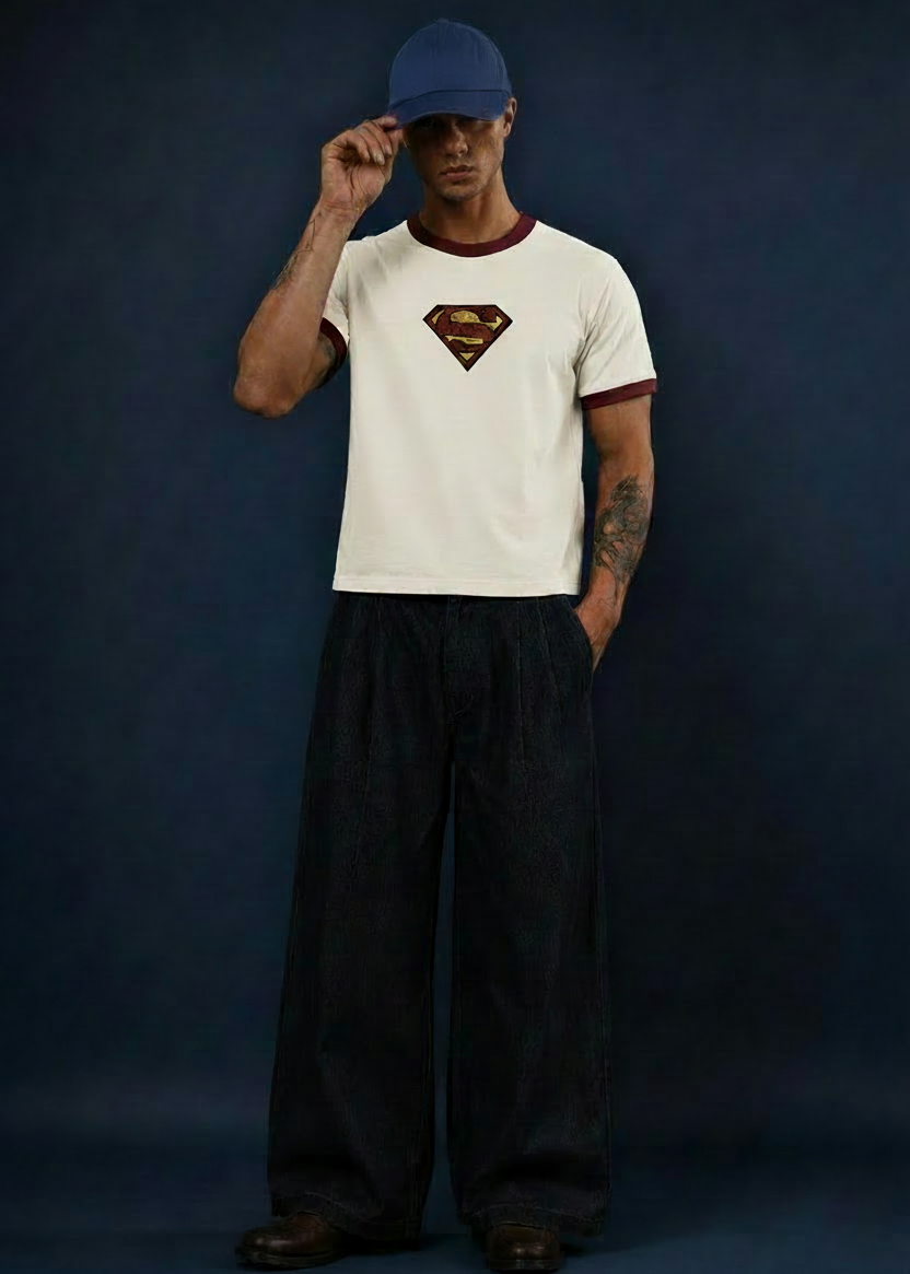 Supermen Ringer Tee-thumbmail-2