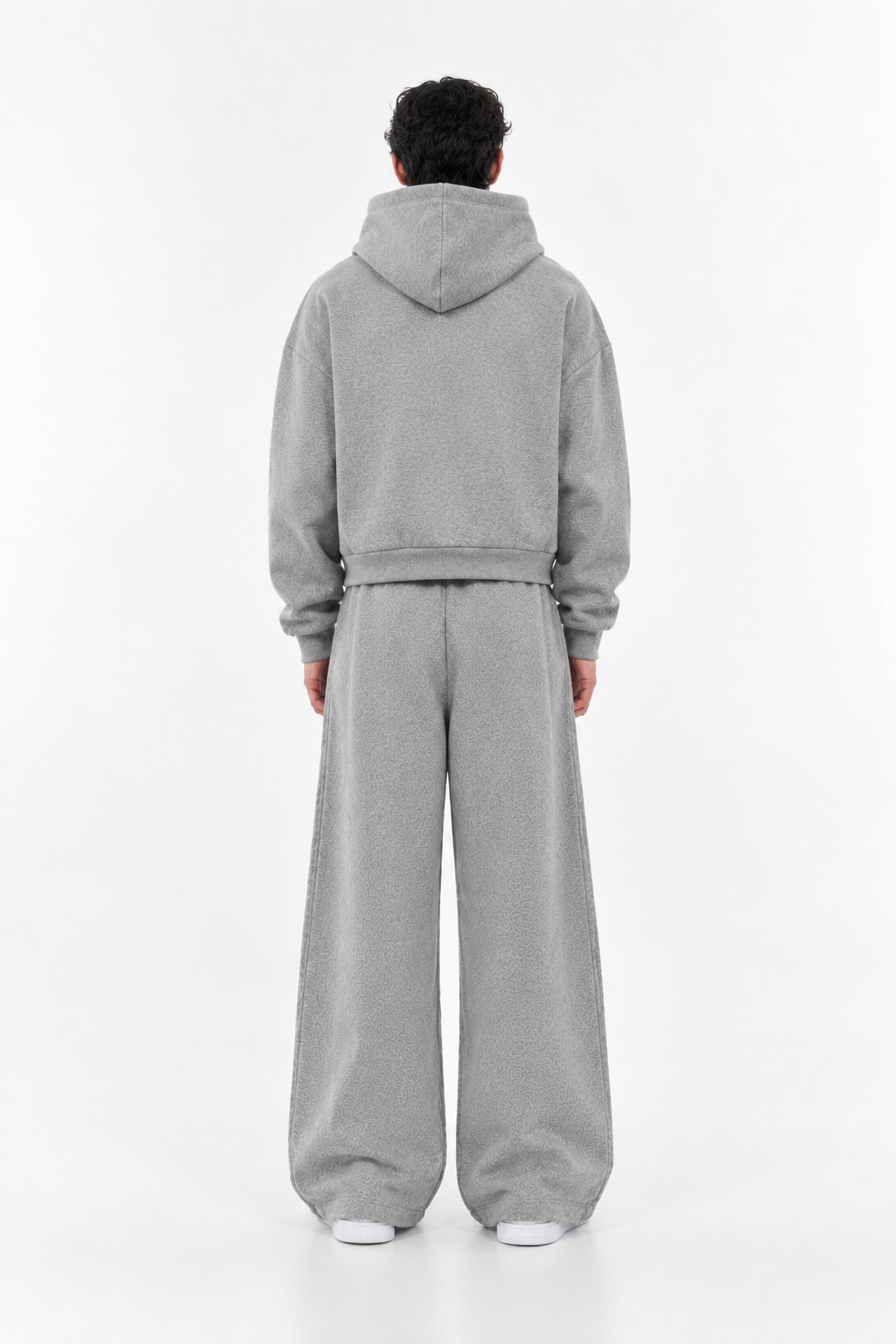 Grey Boxy Dual Zipper Hoodie-thumbmail-4