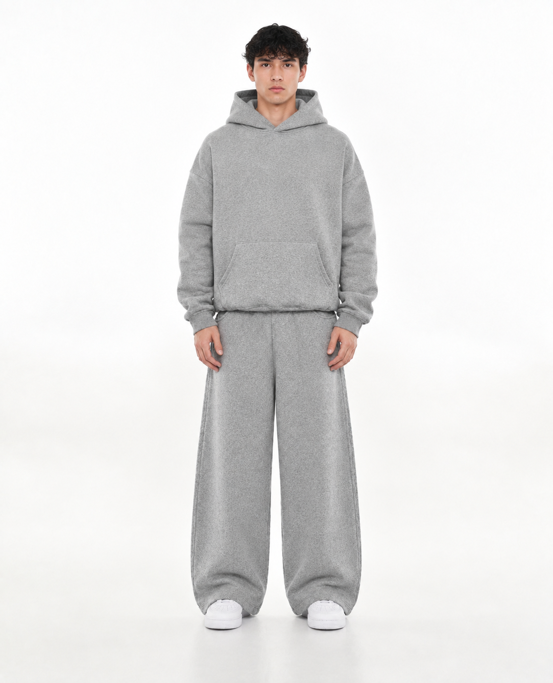 360 GSM Grey Cozy Baggy Sweatpants-thumbmail-4