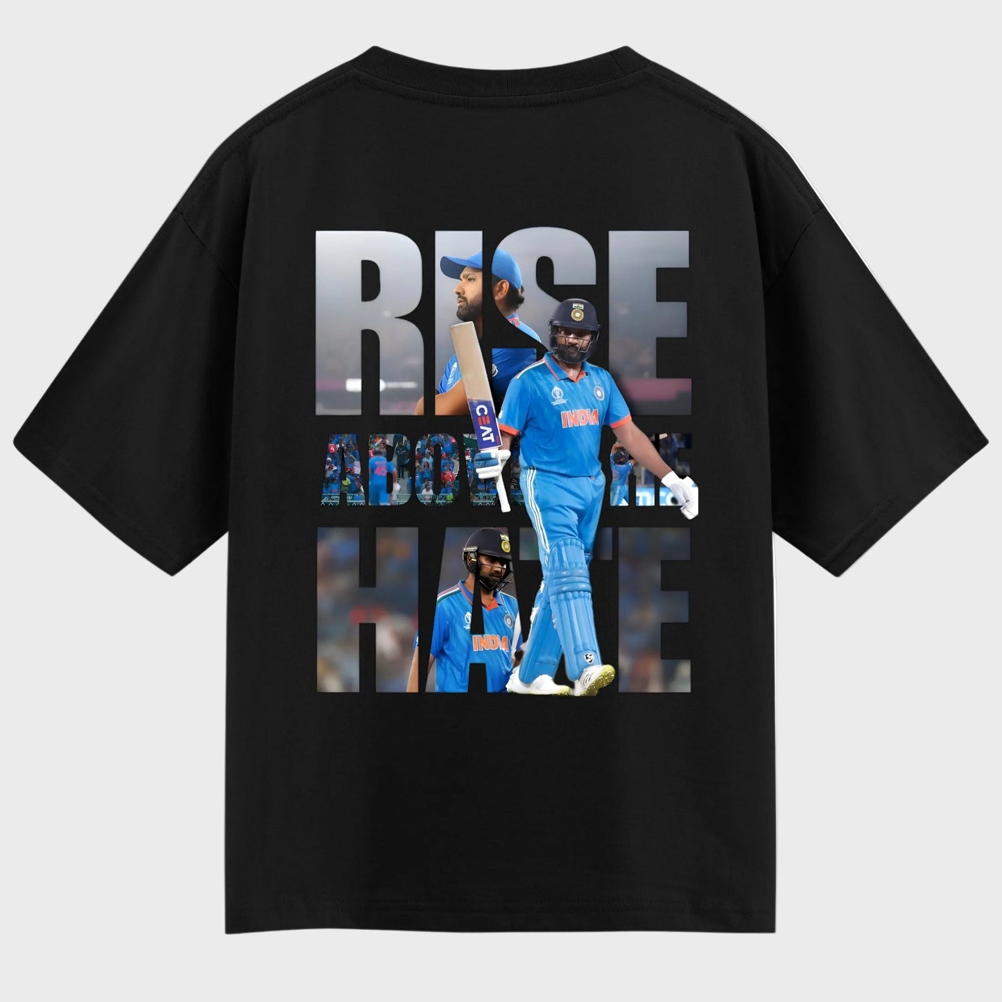 Black Oversized T-shirt Back Design